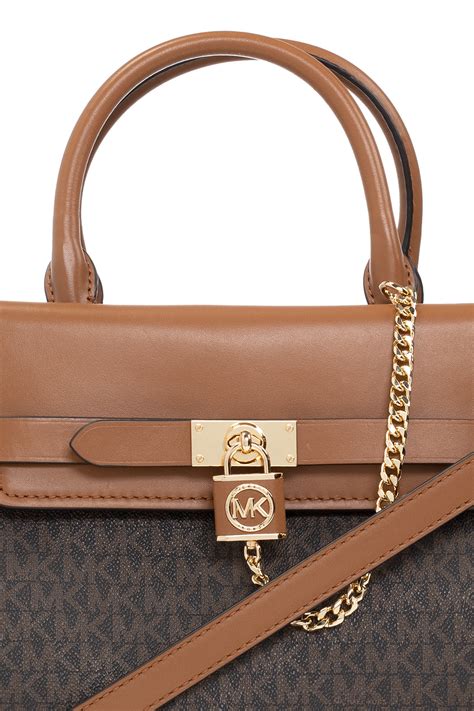 michael michael kors handbag large signature hamilton|michael kors hamilton legacy bag.